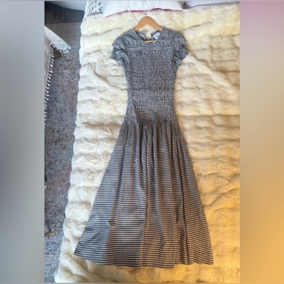 Reformation Kiria Dress In Remy Check, brand new, never worn, no flaws. - Picture 8 of 16